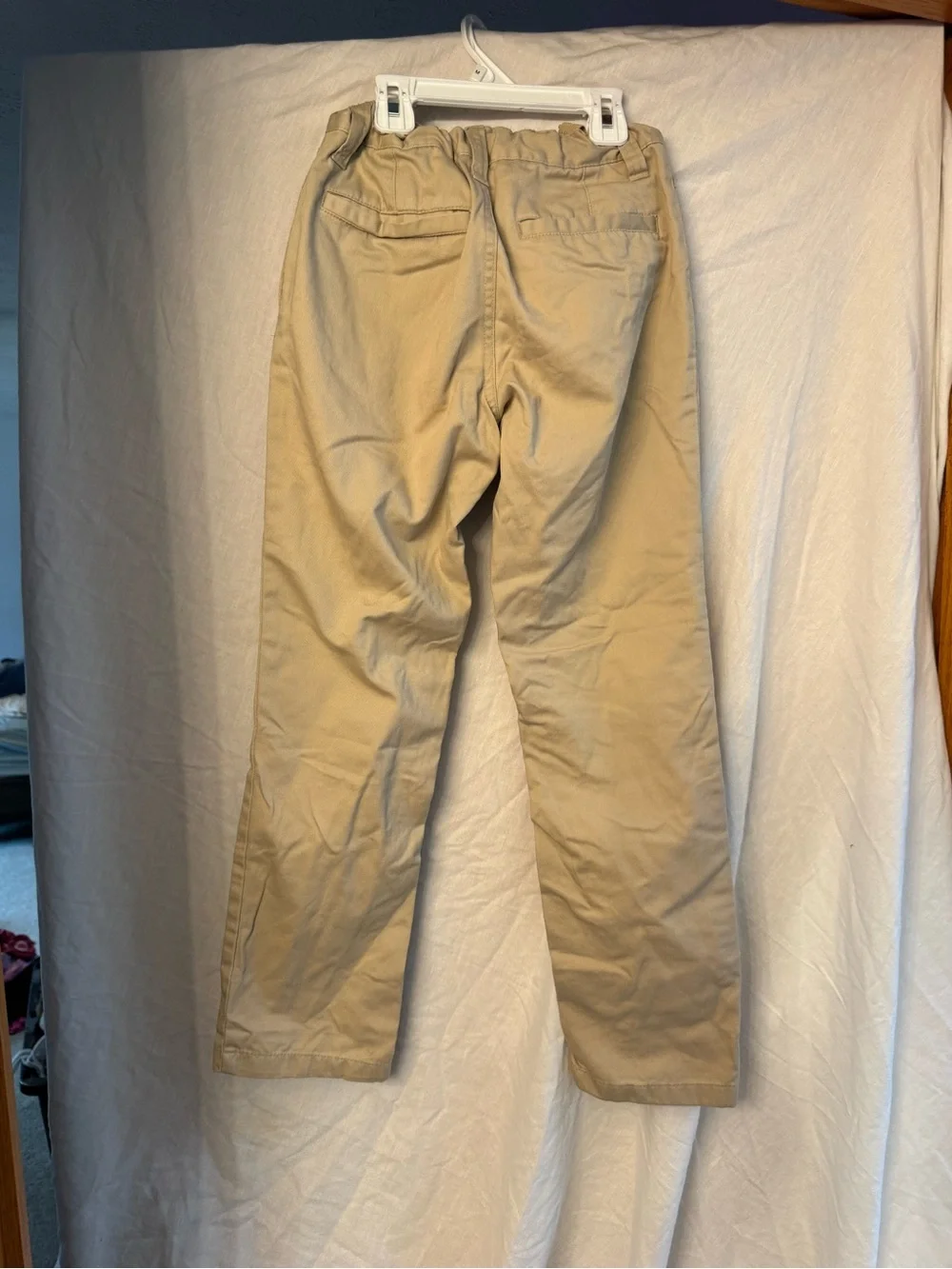 Old Navy Tan Khaki Straight Skinny Boy’s Chinos with Adjustable Waist